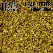 Leaf Litter - FALLEN YELLOW | Miniature leaves