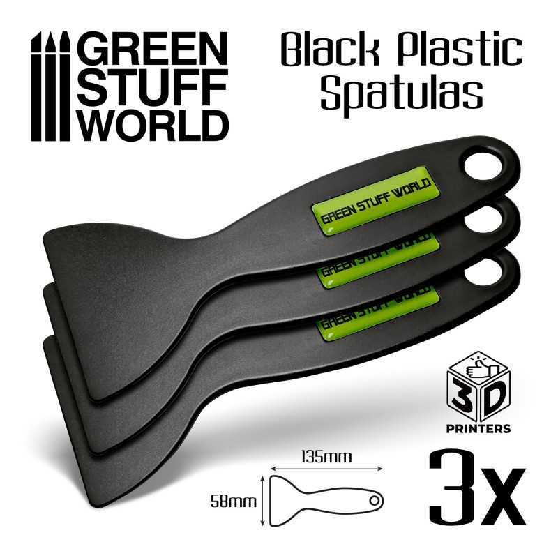 Black Plastic Spatulas - 3D printer | 3D Printer Accessories