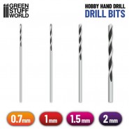 Set of 10 drill bits