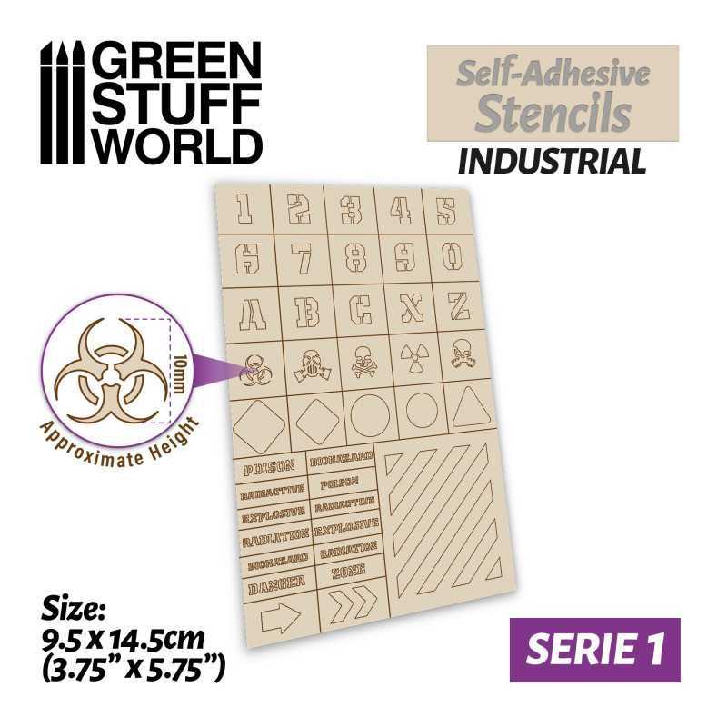 Self-adhesive stencils - Industrial | Adhesive stencils