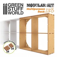 MDF Multipurpose Rack x4 | MDF Wood Displays