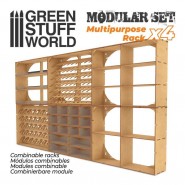 MDF Multipurpose Rack x4 | MDF Wood Displays