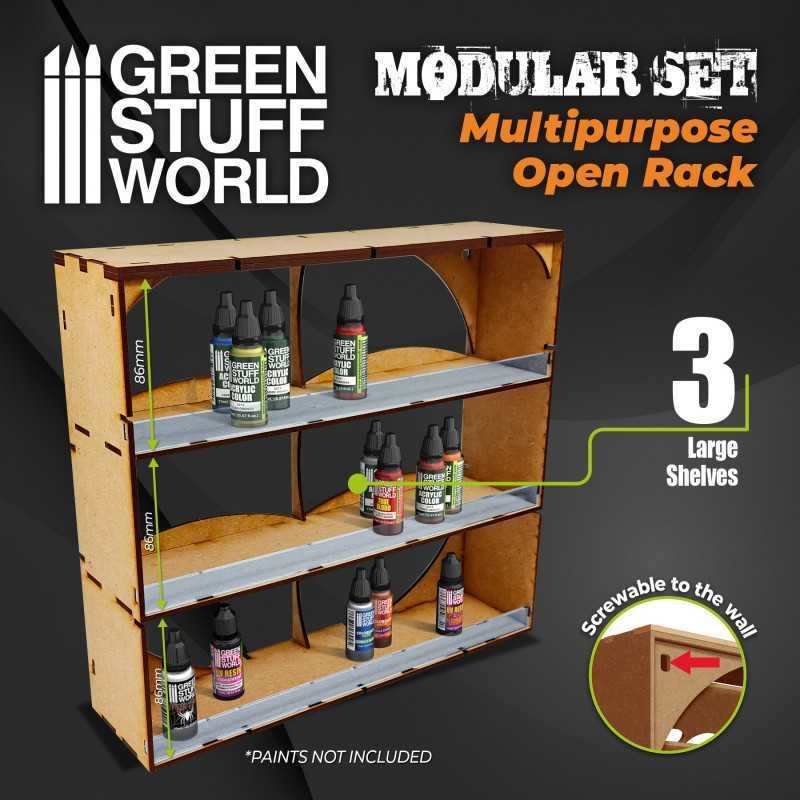 Multipurpose Open Rack | MDF Wood Displays