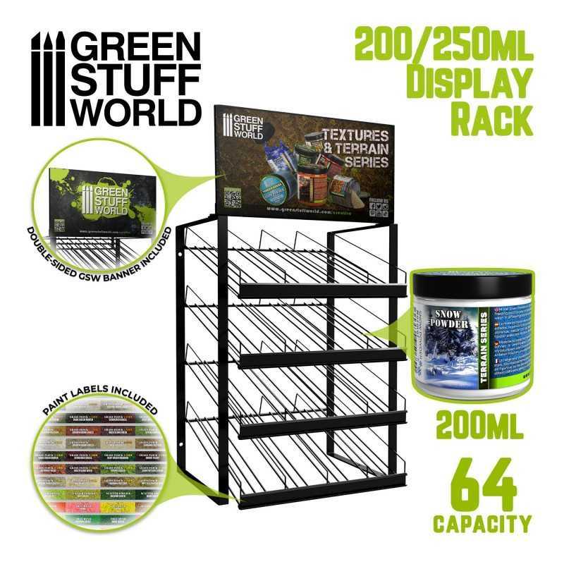 GSW Paint Display Rack 200-250ml | Paint Displays Metals