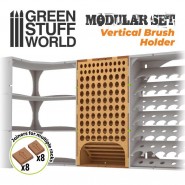 Vertical paint brush organizer | MDF Wood Displays