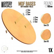 MDF Bases - Round 160mm | Hobby Accessories
