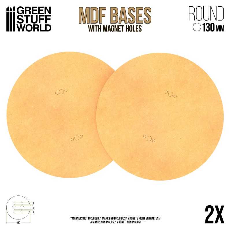 MDF Bases - Round 130mm | Hobby Accessories