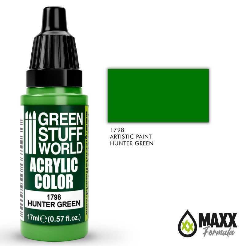 Acrylic Color HUNTER GREEN | Hobby Accessories