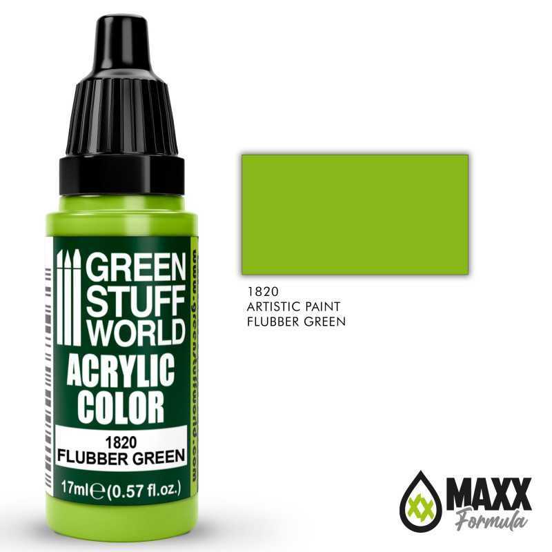 Acrylic Color FLUBBER GREEN | Hobby Accessories