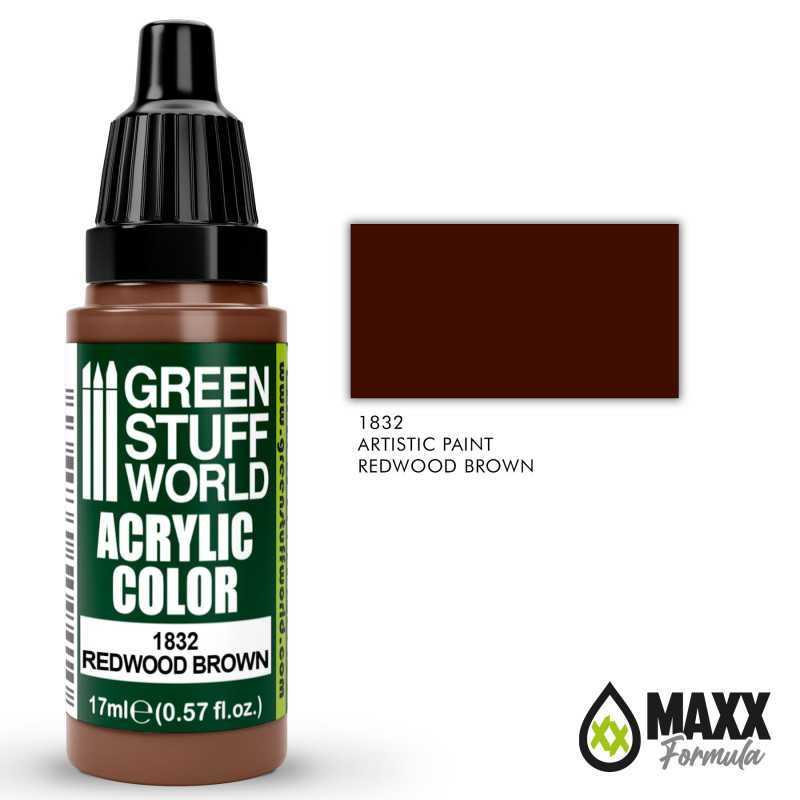 Acrylic Color REDWOOD BROWN | Acrylic Paints