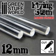 Acrylic Rods - Round 12 mm CLEAR | Acrylic Bases