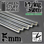 Acrylic Rods - Round 5 mm CLEAR | Acrylic Bases