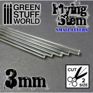 Acrylic Rods - Round 3 mm CLEAR | Acrylic Bases