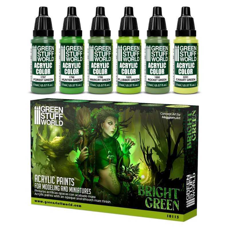 Pain Set - Bright Green | Paint Sets