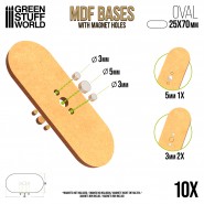 MDF Bases - Oval Pill 25x70mm | Inicio