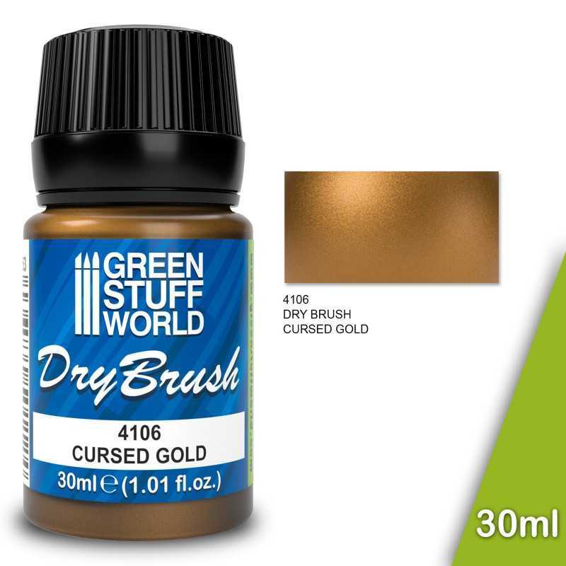 Metallic Dry Brush - CURSED GOLD 30 ml | Dry Brush Paints