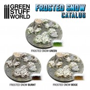 Shrubs TUFTS - 6mm FROSTED SNOW - GREEN | Frosted Snow Tufts