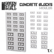 Silicone molds - Concrete Bricks | Terrain molds