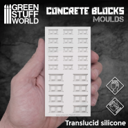 硅胶模具 - 混凝土砖 - 地形模具