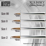 SILVER SERIES (S) - Kolinsky Brush Set (Serie-S) | Paint Brushes