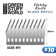 10x Hobby Knife Blade Refill | Cutting tools and accesories