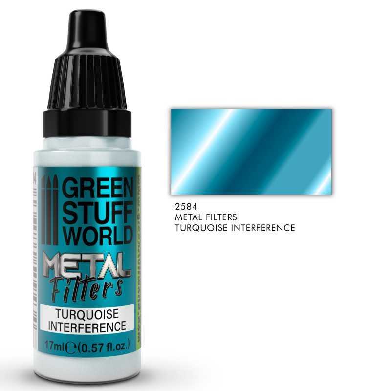 Metal Filters - Turquoise Interference | Chameleon Paints