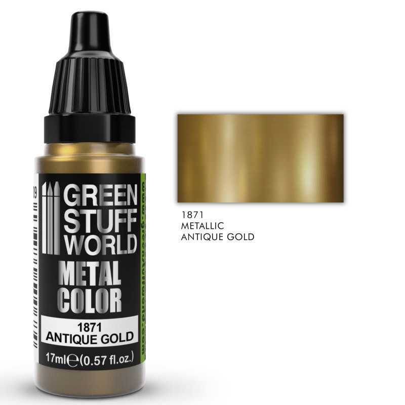 ▷ Buy Metallic Paint ANTIQUE GOLD for modelling