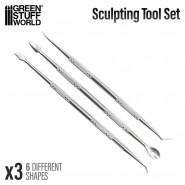 3x Sculpting Tools | Metal tools