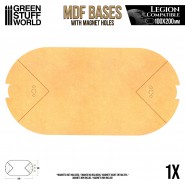 MDF Bases - Oval Pill 100x200 mm (Legion) | Star Wars Legion MDF bases