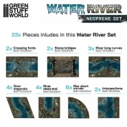 Water River - Neoprene Terrain Set | Neopren Terrain