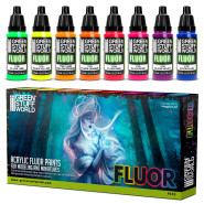 Set x8 Fluor Paints | Paint