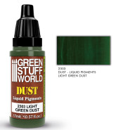 液态颜料 浅绿色粉尘 - 液态颜料