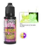 夜光紫外線樹脂 17ml 黃色 - Glow in the Dark - 紫外線樹脂