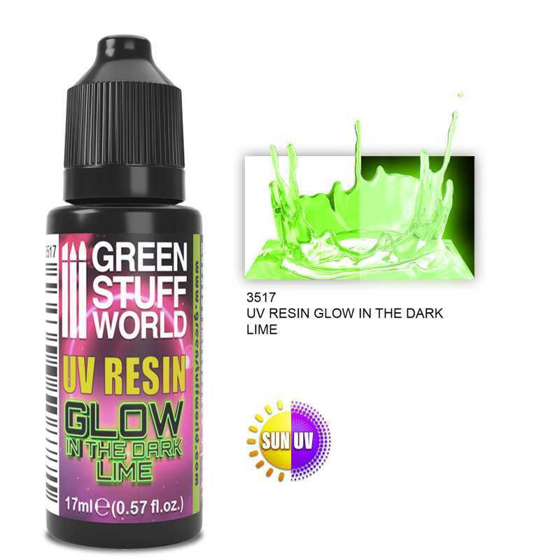 UV RESIN 17ml LIME - Glow in the Dark UV RESIN 17ml LIME - Glow in the Dark