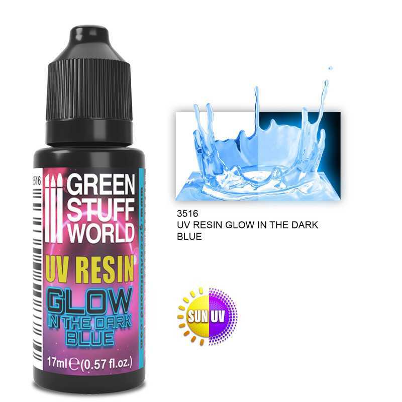 夜光紫外線樹脂 17ml 藍色 - Glow in the Dark - 紫外線樹脂