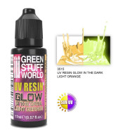 UV RESIN 17ml LIGHT ORANGE - Glow in the Dark | UV Resin