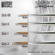 SILVER SERIES Kolinsky Brush - Size 0 | Paint Brushes