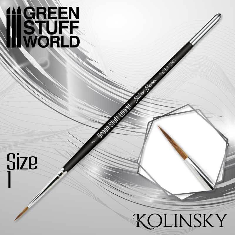 SILVER SERIES Kolinsky Brush - Size 1 | Paint Brushes