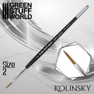 SILVER SERIES Kolinsky Brush - Size 2 | Paint Brushes