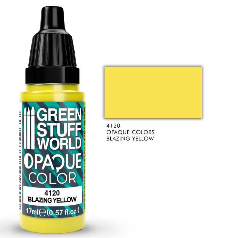 不透明丙烯塗料 - Blazing Yellow - 不透明塗料