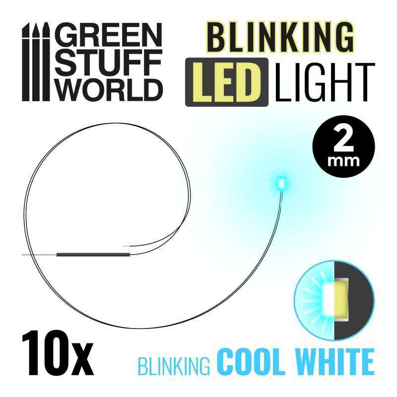 LED闪烁灯 - 冷白光 - 2mm - 2 mm LED灯