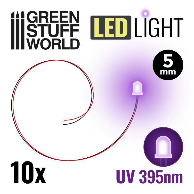 LEDs ULTRAVIOLET light - 5mm | LED Lights 5mm