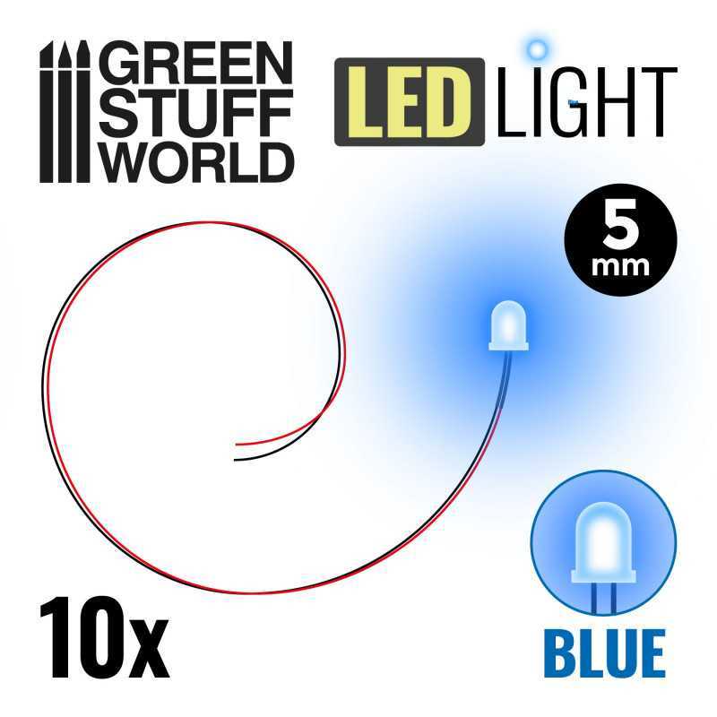 LED灯 蓝光 - 5mm - 5 mm LED灯
