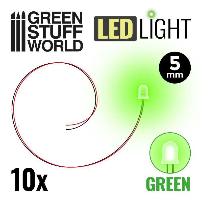 LED灯 绿光 - 5mm - 5 mm LED灯