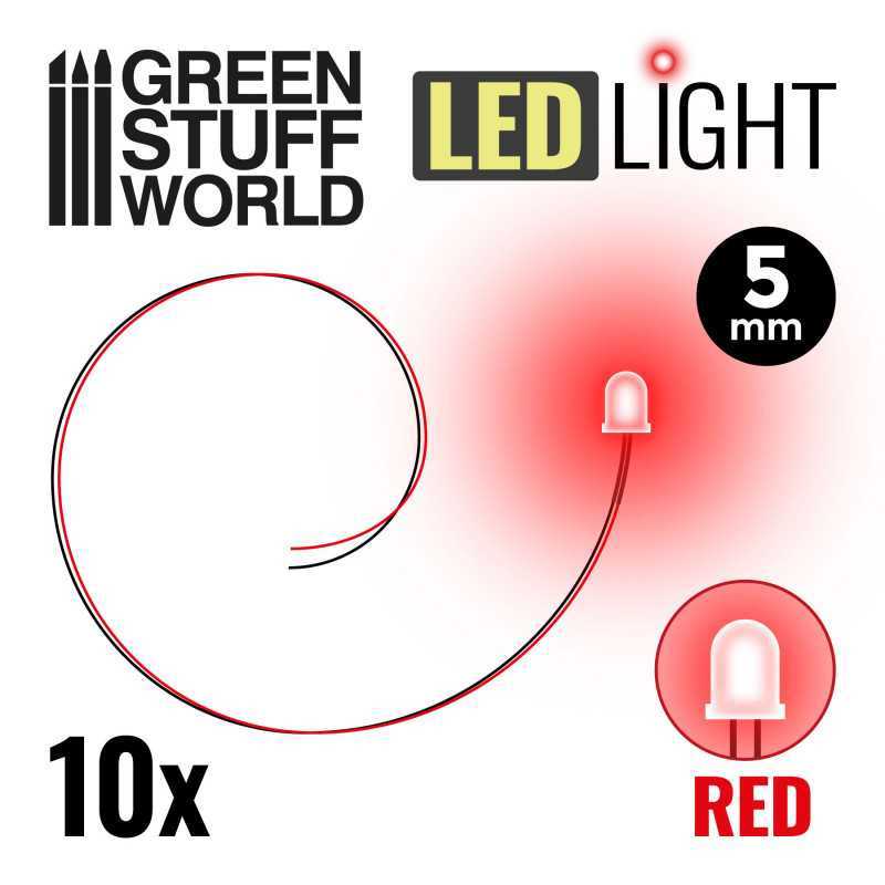 LED灯 红光 - 5mm - 5 mm LED灯