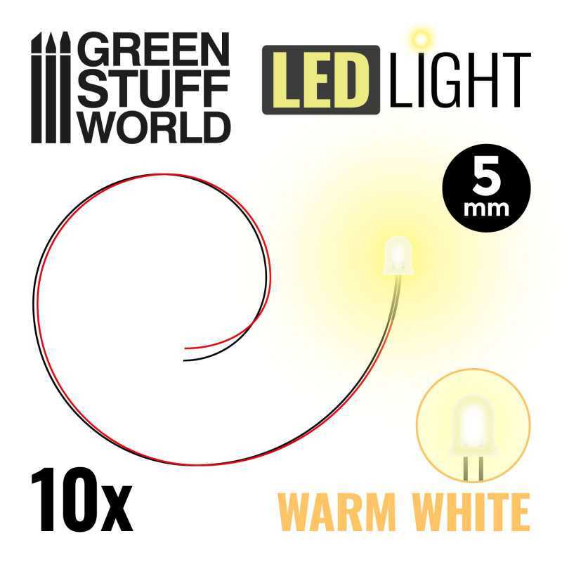 LED燈 暖白光 - 5mm - 5 mm LED燈