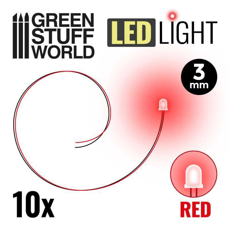 Red LED Lights - 3mm | LED Lights 3mm