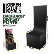 Backdrop Display Plinth 5x5x5cm Black | Backdrop Display Plinths