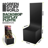 Backdrop Display Plinth 6x6x6cm Black | Backdrop Display Plinths