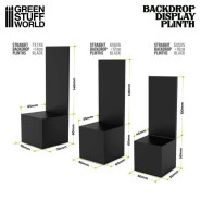 Straight Backdrop Plinths 5x5x5cm Black | Straight Backdrop Plinths